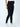 Elasticated Waist Paneled Maternity Denims with Belly Support - MDD-CSBLK-S