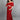 A visibly pregnant model wearing wine coloured, off-shoulder maternity maxi dress from The Mom Store, touching her bump.