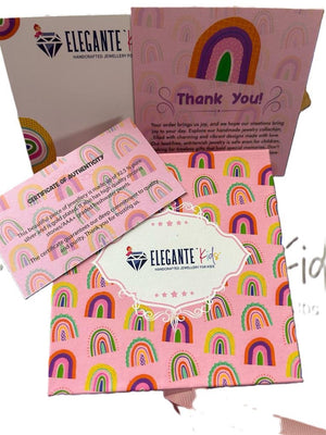 Elegante Kids Butterfly Flower Elephant Cup cake Bracelet - BR2509