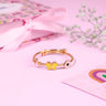 Elegante Kids Crown Butterfly Evil Eye Bangle - BG1441