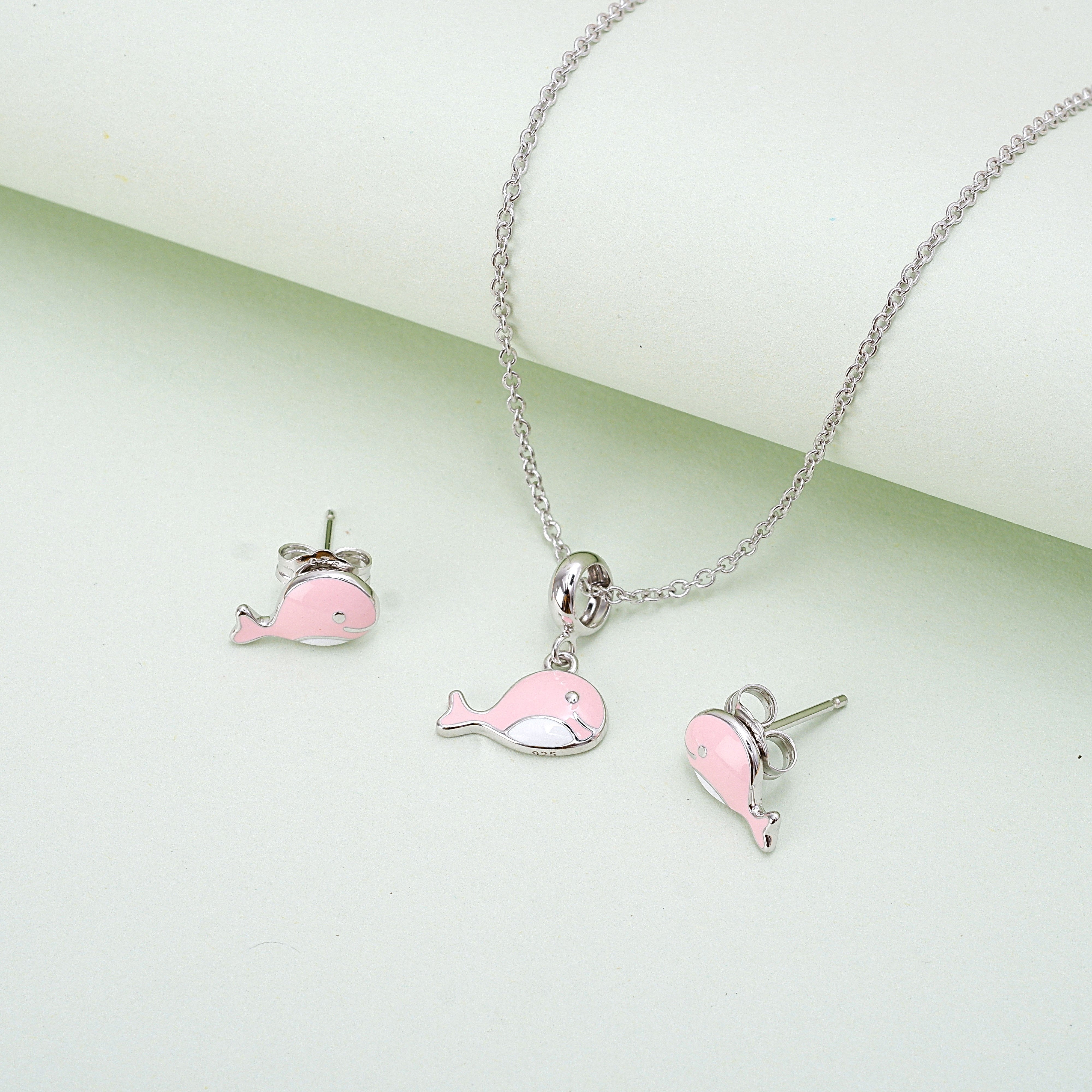 Elegante Kids Fish Pendant Set - PN3460
