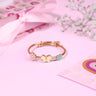 Elegante Kids Flower Butterfly Heart Bangle - BG1445