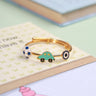 Elegante Kids Football Car Evil Eye Bangle - Bg1439