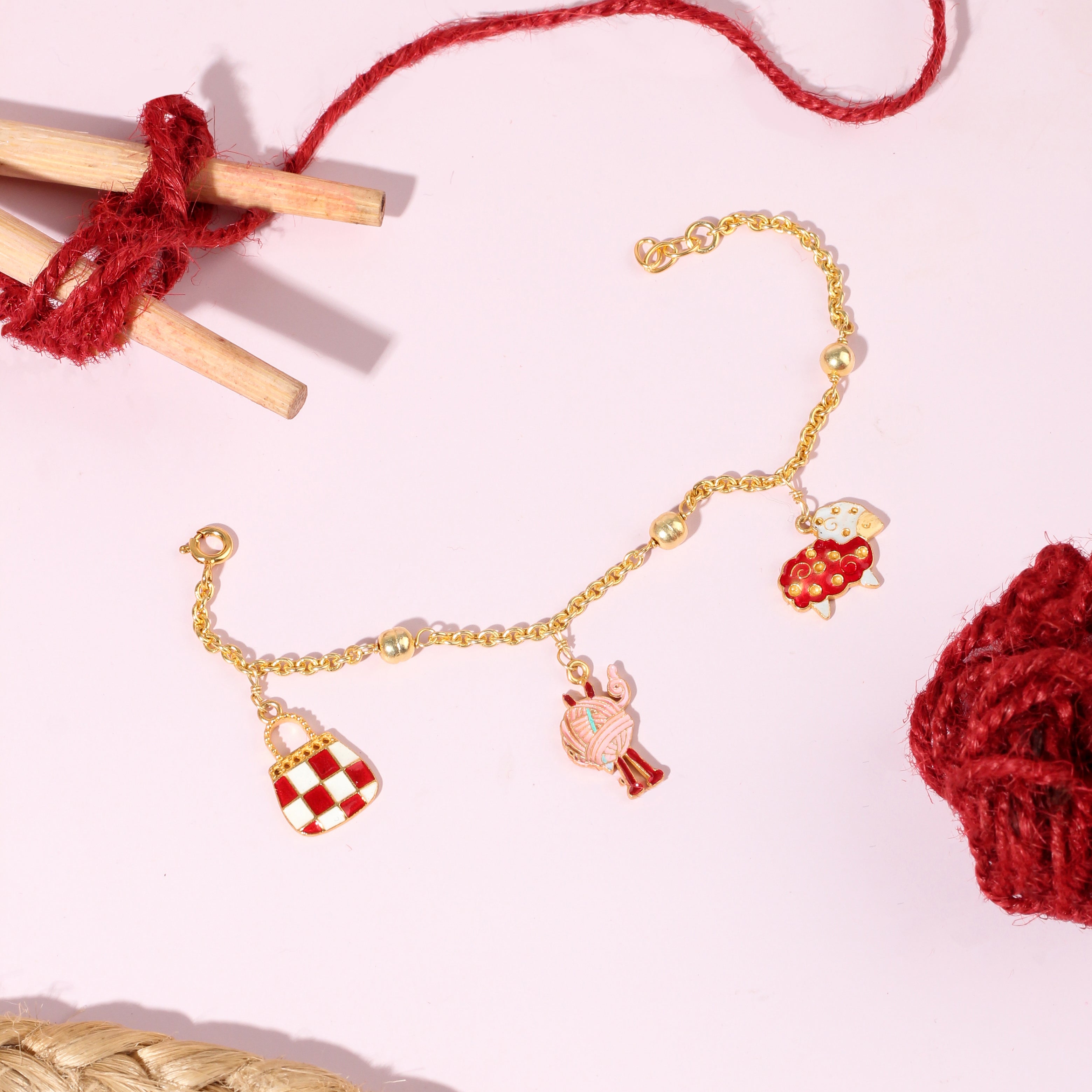 Elegante Kids Red theme Bracelet - BR1000