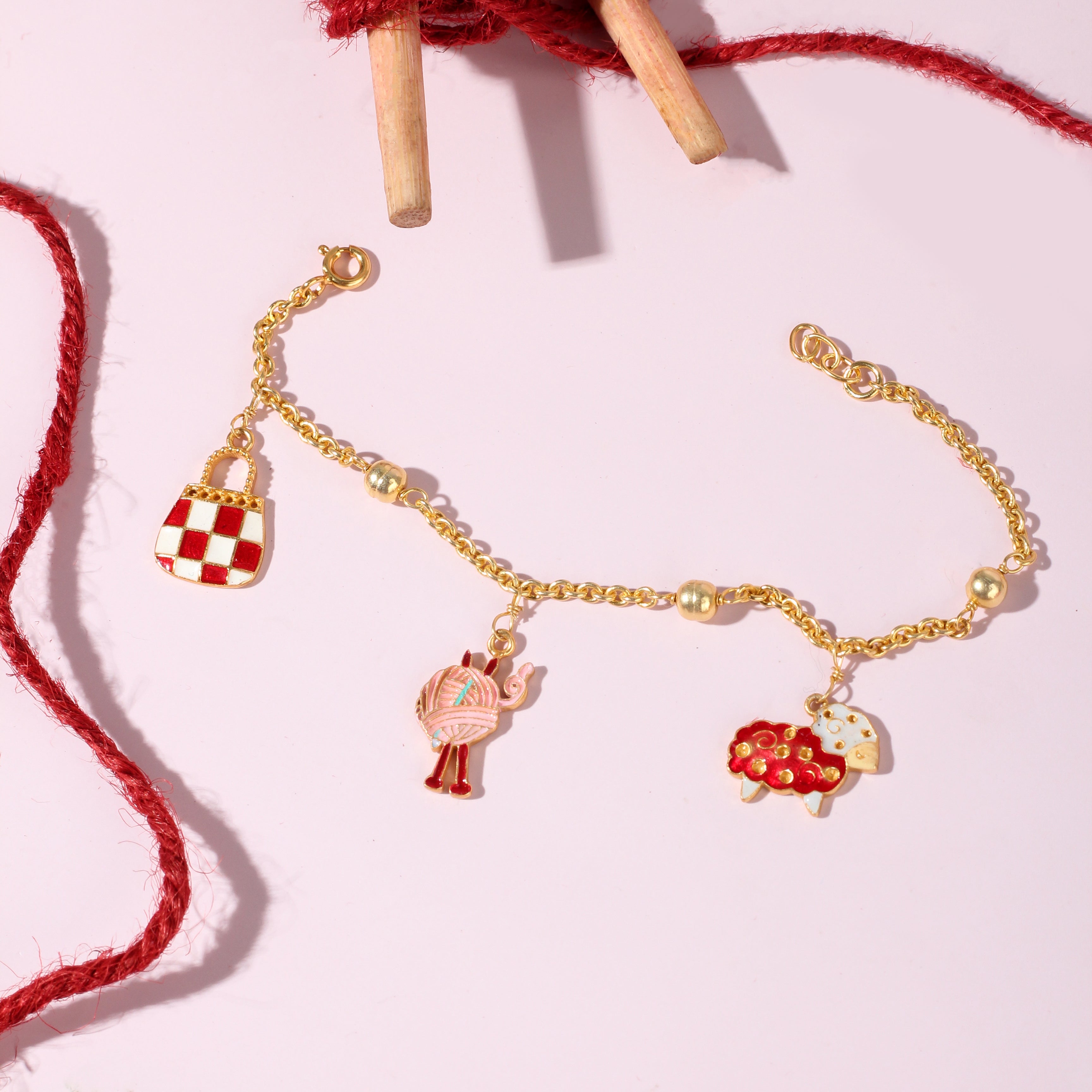 Elegante Kids Red theme Bracelet - BR1000