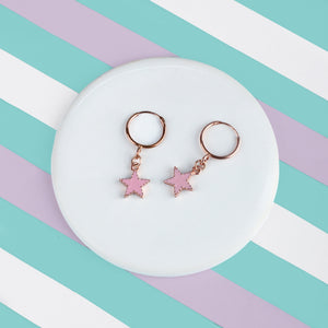 Elegante Kids Star Hoop Earrings - ER5433