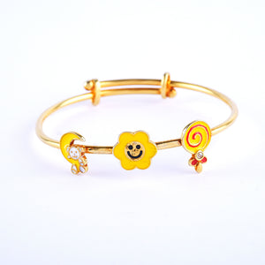 Elegante Kids Teddy Sunflower Candy Bangle - Baby Jewellery