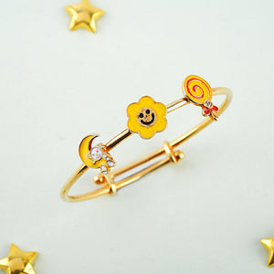 Elegante Kids Teddy Sunflower Candy Bangle - Baby Jewellery