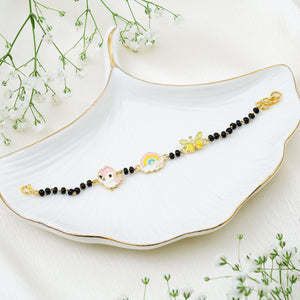 Elegante Kids925 Sterling Silver Bird Rainbow Butterfly Nazariya - Kids Nazariya