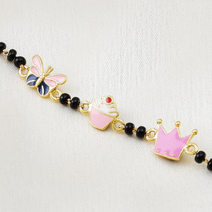 Elegante Kids925 Sterling Silver Butterfly Cupcake Crown Nazariya - Kids Nazariya