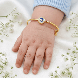 Elegante Kids925 Sterling Silver Crown Bangle - Kids Bangle