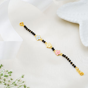 Elegante Kids925 Sterling Silver Flower Nazariya - Kids Nazariya