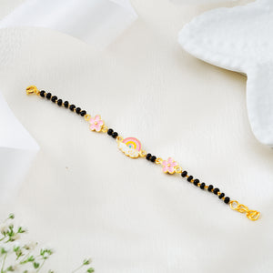 Elegante Kids925 Sterling Silver Flower Rainbow Nazariya - Kids Nazariya