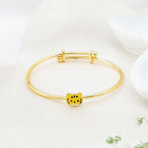 Elegante Kids925 Sterling Silver Tiger Bangle - Kids Bangle