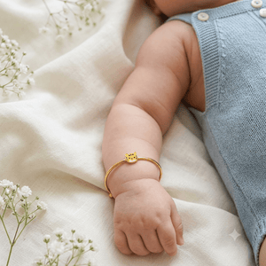 Elegante Kids925 Sterling Silver Tiger Bangle - Kids Bangle