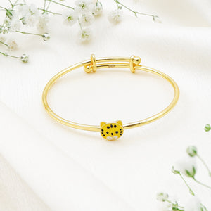 Elegante Kids925 Sterling Silver Tiger Bangle - Kids Bangle