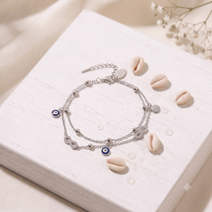 Elegante Women Evil Eye Anklet - Kids/Women Jewellery
