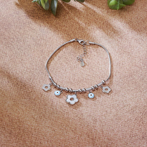 Elegante Women - Flower Evil Eye Anklet - AA650