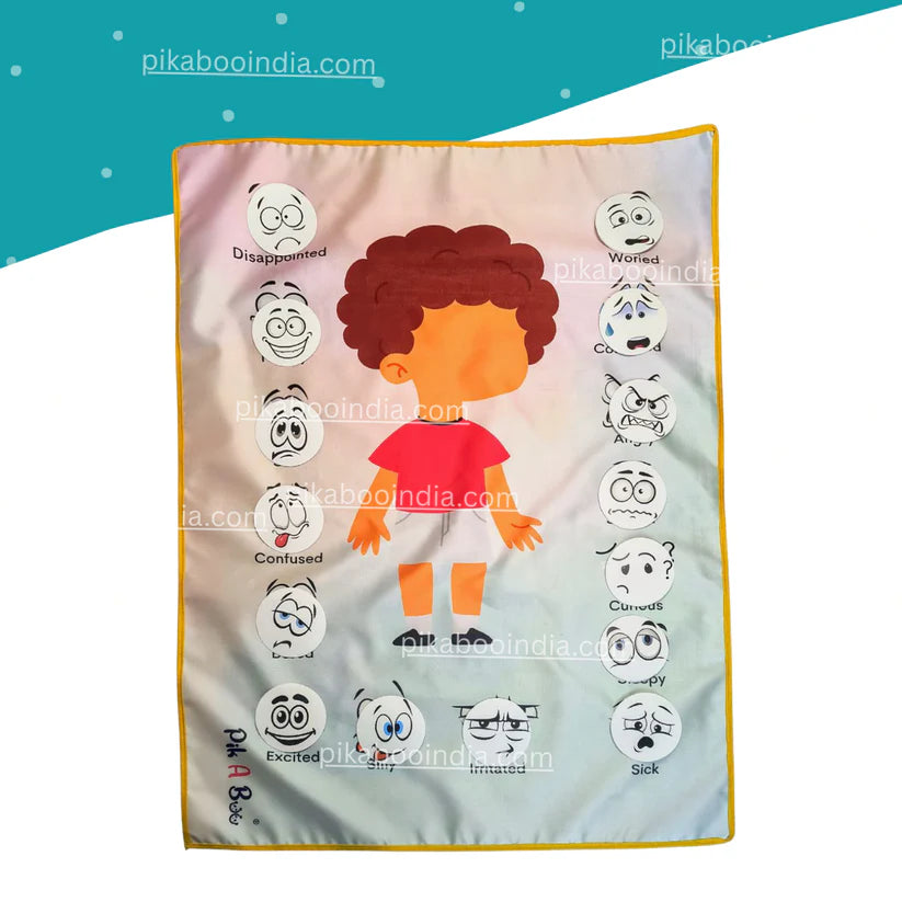 PiK A BOO 5-Senses Cloth Activity Mat – Explore & Learn