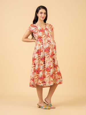 Enchanted Maternity and Nursing Dress - S Maternity Casual Dress
