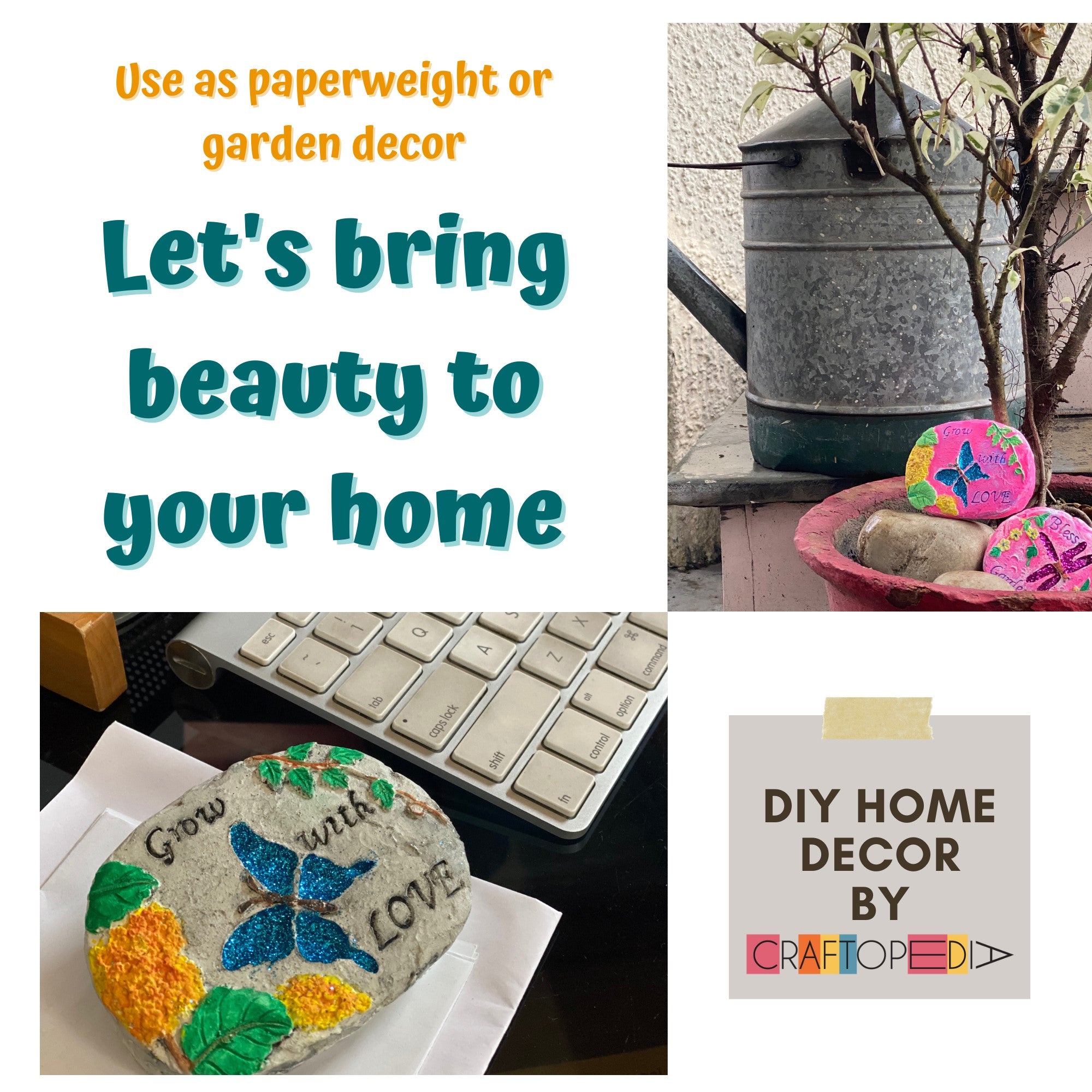 Craftopedia Paint Your Own Garden Rock