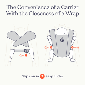 Ergobaby Embrace - Oxford Blue Baby Carrier | The Mom Store - Baby Carriers