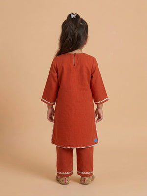 Ethnic Combo-Avani Vatika Girls Kurta Set with Boys Kurta Pajama Set - Twinning Combo