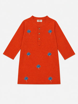 Ethnic Set - Avani Vatika Girls Kurta Set with Boys Kurta Pajama Set - Twinning Combo