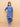 Ethnic Set - Blue Royal Floral Girls Kurta Set with Blue Royale Boys Jacket And Kurta Pajama Set - KES2 - BRFGBF