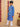 Ethnic Set - Blue Royal Floral Girls Kurta Set with Blue Royale Boys Jacket And Kurta Pajama Set - KES2 - BRFGBF