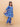 Ethnic Set - Blue Royal Floral Girls Kurta Set with Blue Royale Boys Jacket And Kurta Pajama Set - KES2 - BRFGBF