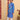 Ethnic Set-Blue Royal Floral Girls Kurta Set with Boys Jacket And Kurta Pajama Set - Twinning Combo