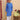Ethnic Set-Blue Royal Floral Girls Kurta Set with Boys Jacket And Kurta Pajama Set - Twinning Combo