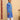 Ethnic Set-Blue Royal Floral Girls Kurta Set with Boys Jacket And Kurta Pajama Set - Twinning Combo