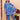 Ethnic Set-Blue Royal Floral Girls Kurta Set with Boys Jacket And Kurta Pajama Set - Twinning Combo