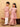 Ethnic Set - Rosé Radiance Boys Silk Kurta Pajama Set with Girls Anarkali Sharara Set - KES2 - RRBRRG