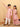 Ethnic Set - Rosé Radiance Boys Silk Kurta Pajama Set with Girls Anarkali Sharara Set - KES2 - RRBRRG