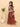 Ethnic Set-Rust Kalamkari Girls Lehenga Set with Boys Kurta Set - Twinning Combo