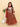Ethnic Set-Rust Kalamkari Girls Lehenga Set with Boys Kurta Set - Twinning Combo