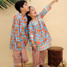 Ethnic Set - Rustic Roots Boys Dhoti Kurta and Girls Anarkali Kurta Set - KES2 - RSRDGAK