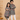 Ethnic Set- Sage Petals Floral Print Boys Jacket And Kurta Pajama Set & Girls Anarkali Kurta Set - product