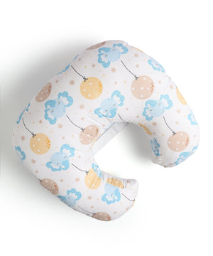 Extra Large Nursing Pillow - Adventure Club - White Feeding Pillow