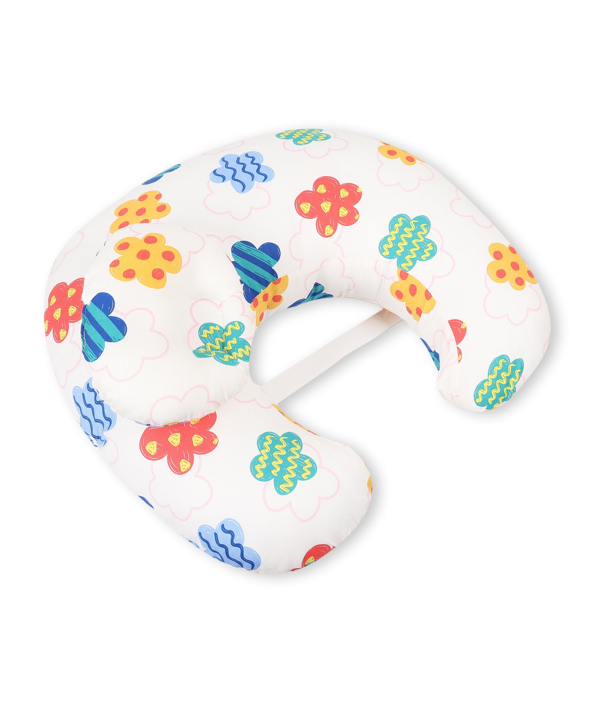 Extra Large Nursing Pillow - Bloom Buddies - White Feeding Pillow