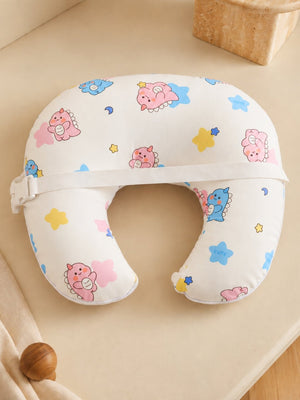 Extra Large Nursing Pillow -Dino Cuddle - Yellow Feeding Pillow