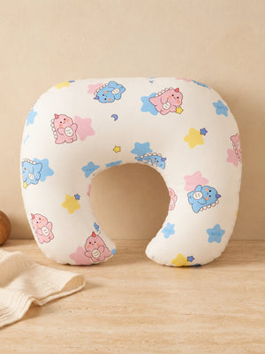 Extra Large Nursing Pillow -Dino Cuddle - Yellow Feeding Pillow