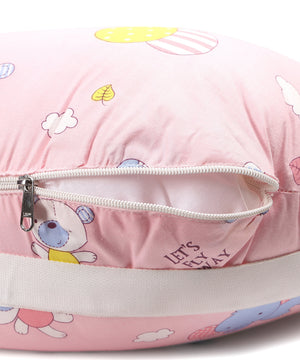 Extra Large Nursing Pillow - Fly Away - Pink Feeding Pillow