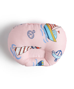 Extra Large Nursing Pillow - Mini Mariners - Pink Feeding Pillow