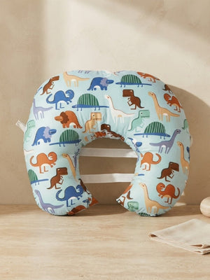 Extra Large Nursing Pillow -Roar & Rest - Blue Feeding Pillow