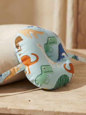 Extra Large Nursing Pillow -Roar & Rest - Blue Feeding Pillow