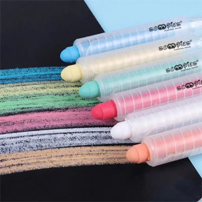 Scoobies Graffiti Chalks (Dust Free Chalk for Hassle Free Learning)